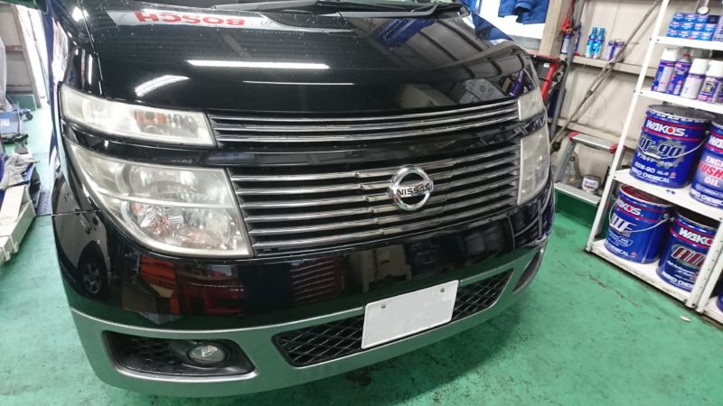 日産 エルグランド（E51） リアハブベアリング交換 | さくら車検‐ブログ＆整備レポート